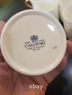 Coalport Bone China Made In England Est. 1750 Coffee/Teapot 16 Piece Set