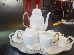 Coalport Bone China Made In England Est. 1750 Coffee/Teapot 16 Piece Set