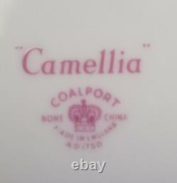 Coalport Camellia 42 pc. Set, Place Settings for 8, Bone China, Made in England