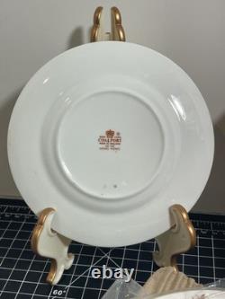 Coalport Hong Kong Bread & Butter Plates Set of 7 Bone China England Rare HTF