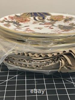 Coalport Hong Kong Bread & Butter Plates Set of 7 Bone China England Rare HTF