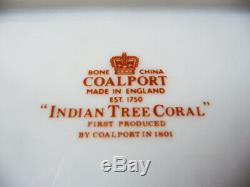 Coalport MINI/MINIATURE TEA SET 12 pc set Indian Tree Coral Bone China England