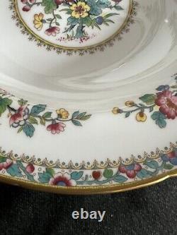 Coalport Ming Rose Fine Bone China Large Rim Soup Bowl Set Of 3 Mint Cond