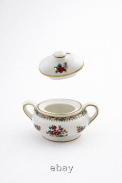 Coalport Ming Rose Miniature Tea Set Bone China England Teapot Cup Saucer Plate