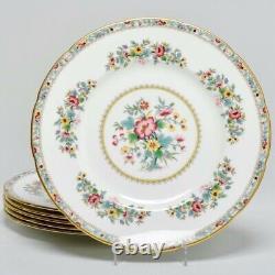 Coalport Ming Rose Porcelain Bone China Dinner Plates 10.75 Set of 6