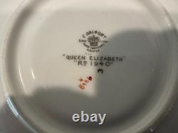 Coalport Queen Elizabeth Ivory Fine Bone China 12 Place Settings 60 Pc England