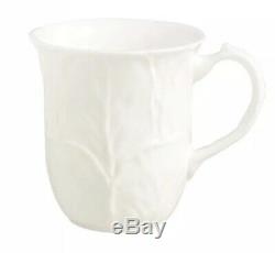 Coalport Set Of 2 White Countryware England Bone China Coffee Cup Mug Beaker
