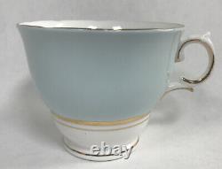 Colclough Blue Tea Set Cups Saucers Plates Cake Plate Jug Bowl England China