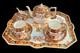 Collingwood Bros Bone China England Rare Orange & Gold Imari 7908 Tea Set