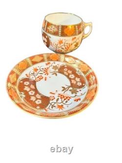 Collingwood Bros Bone China England Rare Orange & Gold Imari 7908 Tea Set