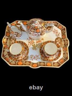 Collingwood Bros Bone China England Rare Orange & Gold Imari 7908 Tea Set