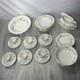 Complete 35 Piece Tea Set Saucers 70's Royal Doulton Strawberry Cream Fine China
