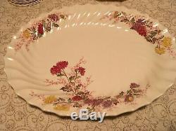 Copeland Spode England Fairy Dell China Set-84 Pieces Total Serving Plate 17x13