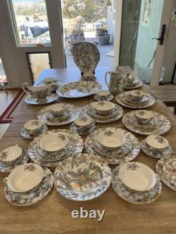 Copeland Spode Patricia 59 Piece China Set 596271 England Dinnerware