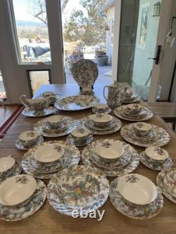 Copeland Spode Patricia 59 Piece China Set 596271 England Dinnerware