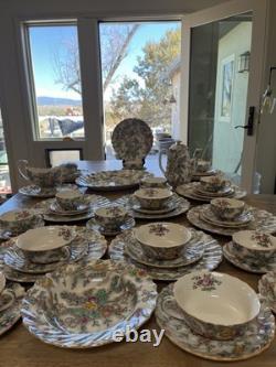 Copeland Spode Patricia 59 Piece China Set 596271 England Dinnerware