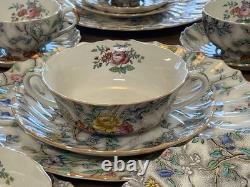 Copeland Spode Patricia 59 Piece China Set 596271 England Dinnerware