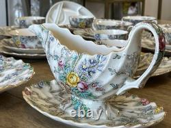 Copeland Spode Patricia 59 Piece China Set 596271 England Dinnerware