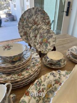 Copeland Spode Patricia 59 Piece China Set 596271 England Dinnerware