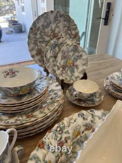 Copeland Spode Patricia 59 Piece China Set 596271 England Dinnerware