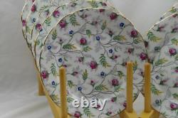 Copelands Grosvenor China England Flowers Sprays Set 13 Salad Plates 7 7/8