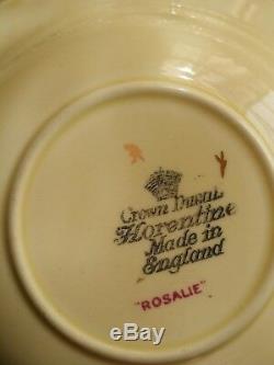 Crown Ducal China pattern Rosalie Dinner set England Circa 1930