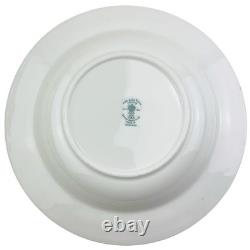 Crown Staffordshire Bowls Set 6 Green Gold A13646 Fine Bone China England 8.5