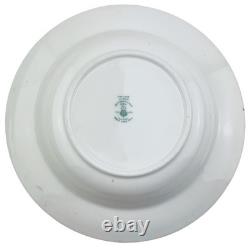 Crown Staffordshire Bowls Set 6 Green Gold A13646 Fine Bone China England 8.5