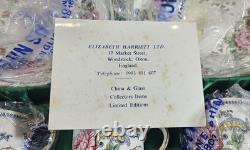 Crown Staffordshire Chelsea Manor Coffee Tea Party Set 6 Cups and 5 Saucers NOB