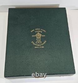 Crown Staffordshire Chelsea Manor Coffee Tea Party Set 6 Cups and 5 Saucers NOB