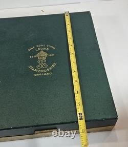 Crown Staffordshire Chelsea Manor Coffee Tea Party Set 6 Cups and 5 Saucers NOB