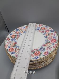 Crown Staffordshire England Fine Bone China 22 Piece Set Springtime