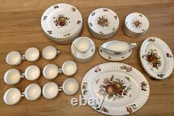 Delecta 12 piece China Set Circa 1800 Made in England Gold Rimmed Hand Painted