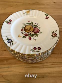 Delecta 12 piece China Set Circa 1800 Made in England Gold Rimmed Hand Painted