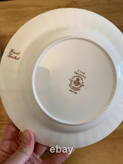 Delecta 12 piece China Set Circa 1800 Made in England Gold Rimmed Hand Painted