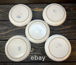 Denby England Serenade Dinner Salad & Bread Plates Stoneware China Set Of 13