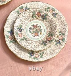 Dinnerware 24 Pc Set Virginia pattern by Adderley Bone China England