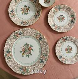 Dinnerware 24 Pc Set Virginia pattern by Adderley Bone China England