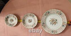 Dinnerware 24 Pc Set Virginia pattern by Adderley Bone China England