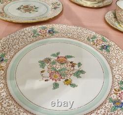 Dinnerware 24 Pc Set Virginia pattern by Adderley Bone China England