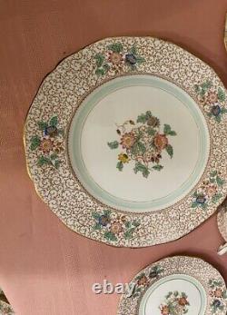 Dinnerware 24 Pc Set Virginia pattern by Adderley Bone China England