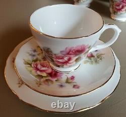 Duchess China with YellowithPink Flowers Tea Set (32 pieces) great condition