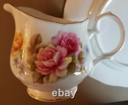 Duchess China with YellowithPink Flowers Tea Set (32 pieces) great condition