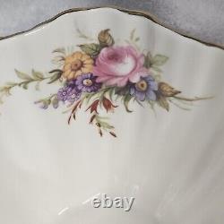 EB Foley Bone China England Floral Pastel Service For 4 Teacup & Saucers