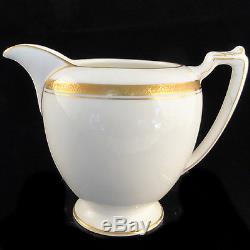 ELITE GOLD Coalport 4 Piece Place Set NEW NEVER USED made in England bone china