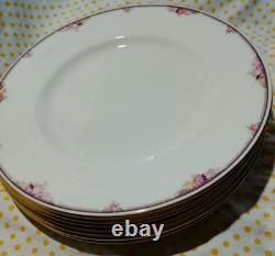 ENGLAND Vintage Lyndhurst Minton plates fine bone China made 1986 set of 8