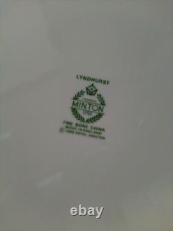 ENGLAND Vintage Lyndhurst Minton plates fine bone China made 1986 set of 8