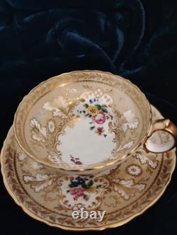 EST 1774 CAULDON CHINA ENGLAND Tea cup and Saucer T3246