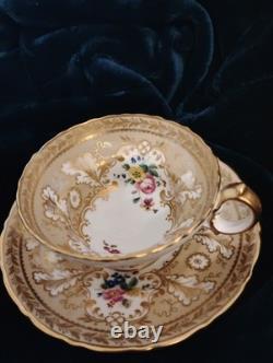 EST 1774 CAULDON CHINA ENGLAND Tea cup and Saucer T3246