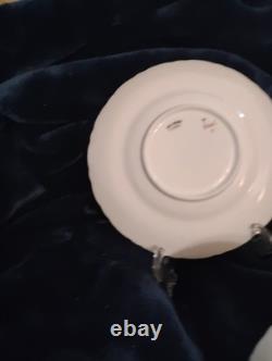 EST 1774 CAULDON CHINA ENGLAND Tea cup and Saucer T3246